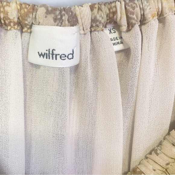 ARITZIA Wilfred Talence Pleated Off Shoulder Blouse Size XS - Picture 9 of 15